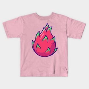 Dragon Fruit Cartoon Kids T-Shirt